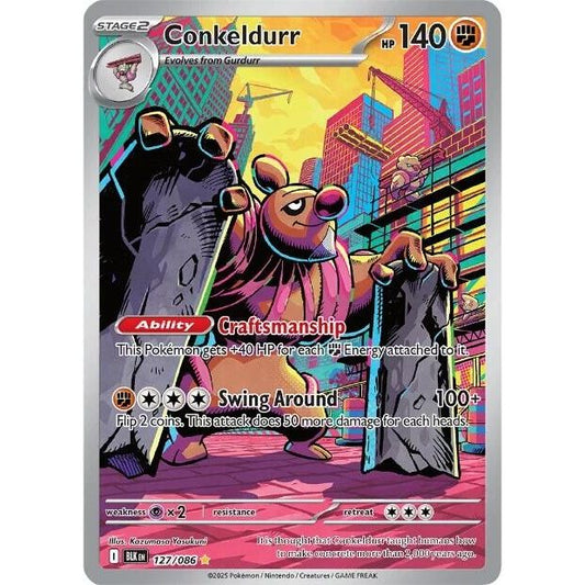 Image for Conkeldurr (127/086) (BLK) - Pokemon