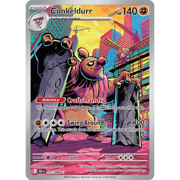 Image for Conkeldurr (127/086) (BLK) - Pokemon