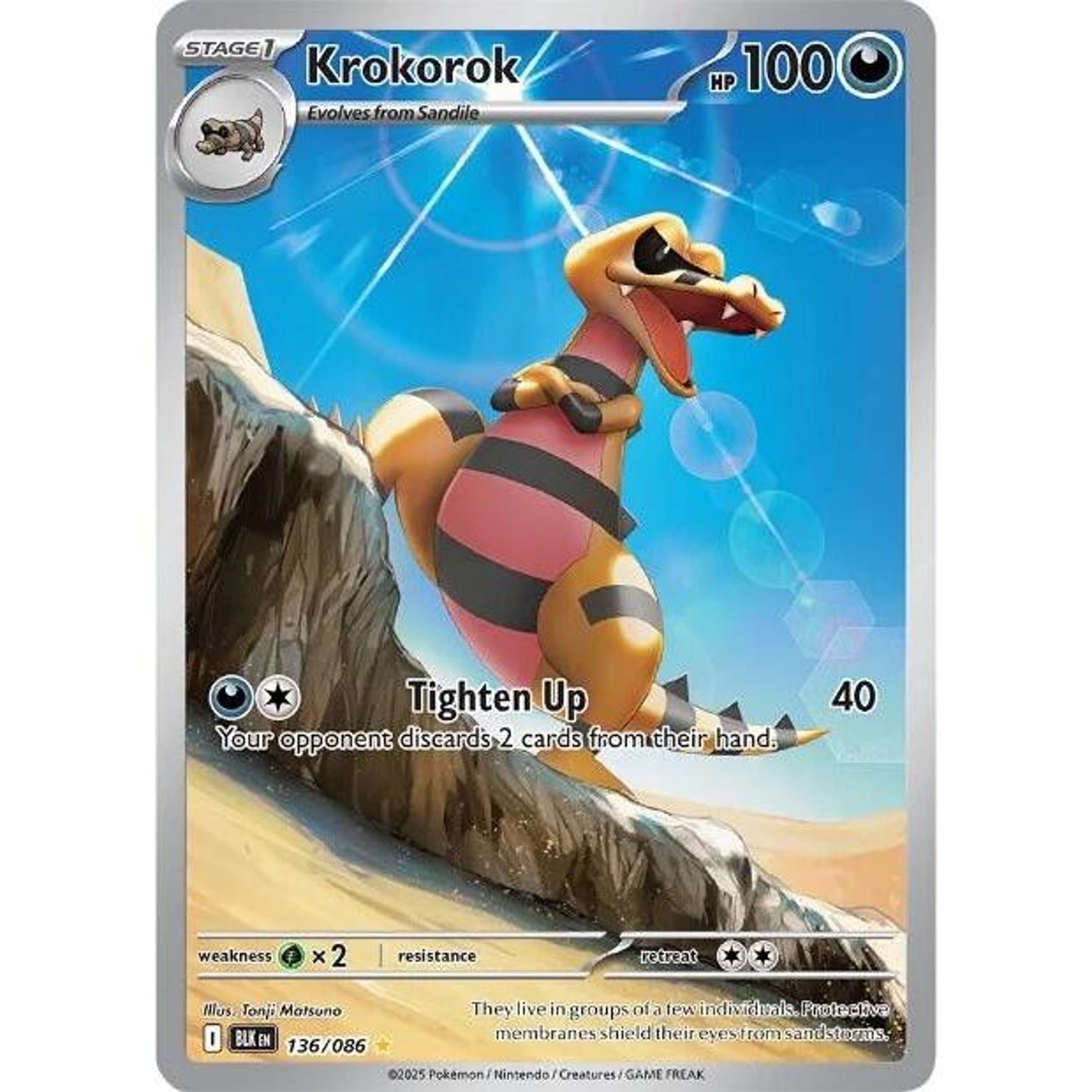 Image for Krokorok (136/086) (BLK) - Pokemon