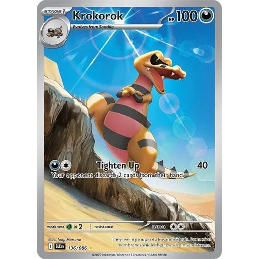 Image for Krokorok (136/086) (BLK) - Pokemon