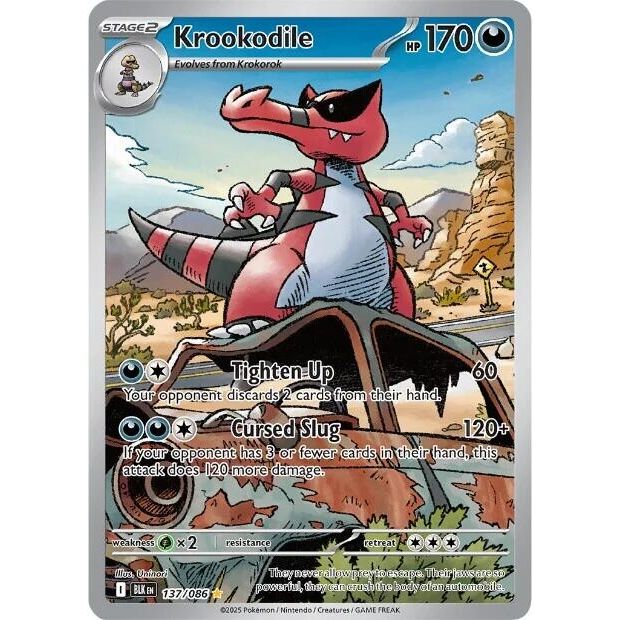 Image for Krookodile (137/086) (BLK) - Pokemon