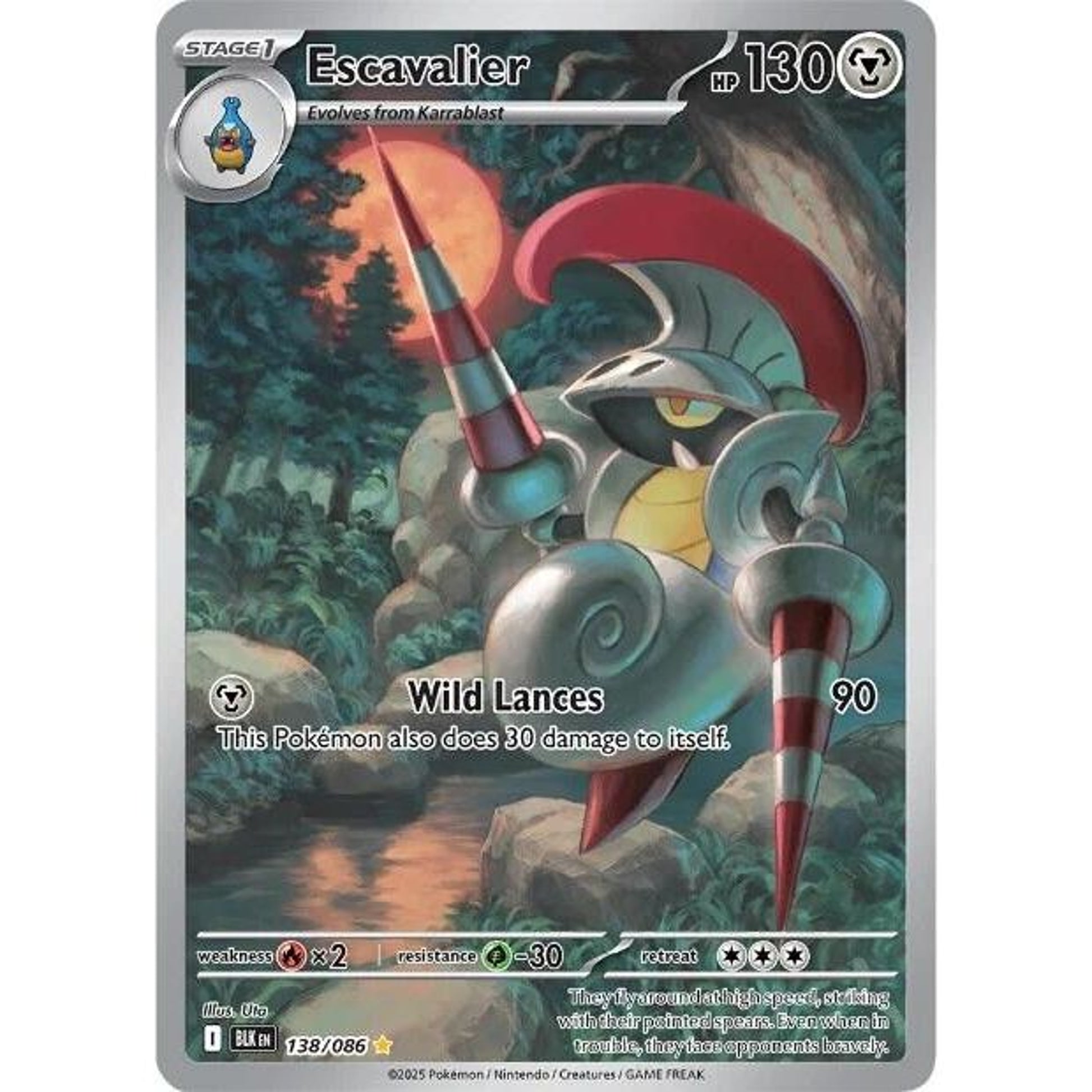 Image for Escavalier (138/086) (BLK) - Pokemon