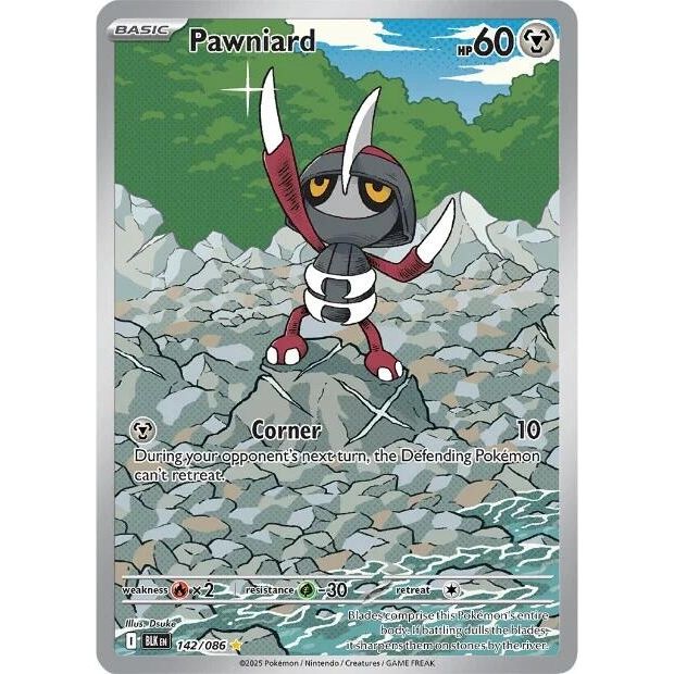 Image for Pawniard (142/086) (BLK) - Pokemon