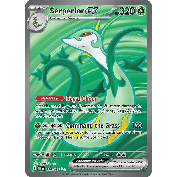 Image for Serperior ex (156/086) (BLK) - Pokemon