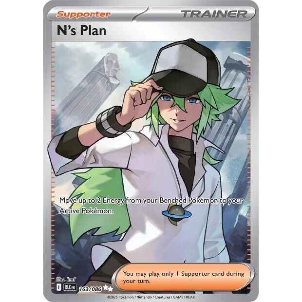 Image for N's Plan (163/086) (BLK) - Pokemon