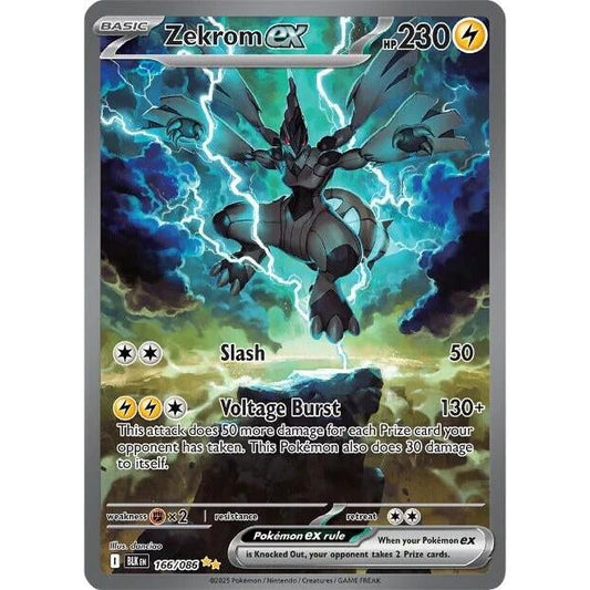 Image for Zekrom ex (166/086) (BLK) - Pokemon