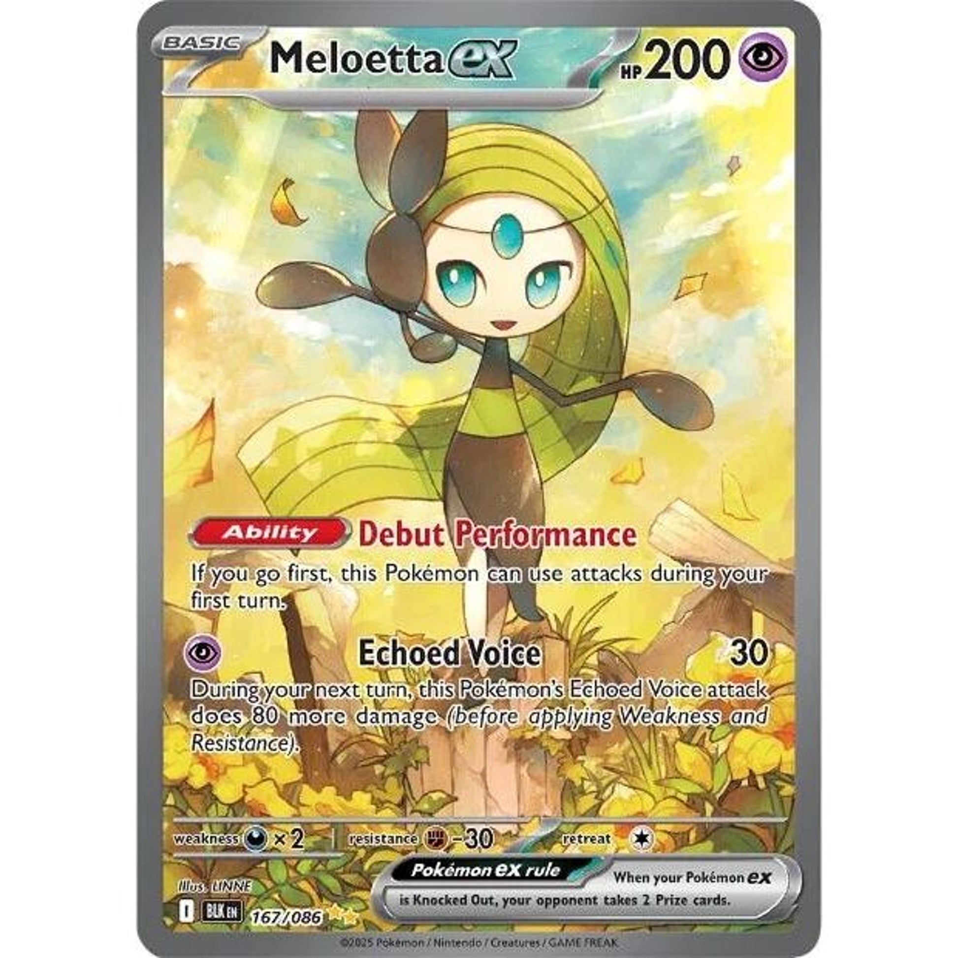 Image for Meloetta ex (167/086) (BLK) - Pokemon