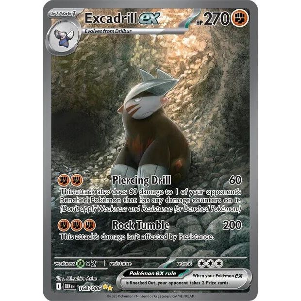 Image for Excadrill ex (168/086) (BLK) - Pokemon