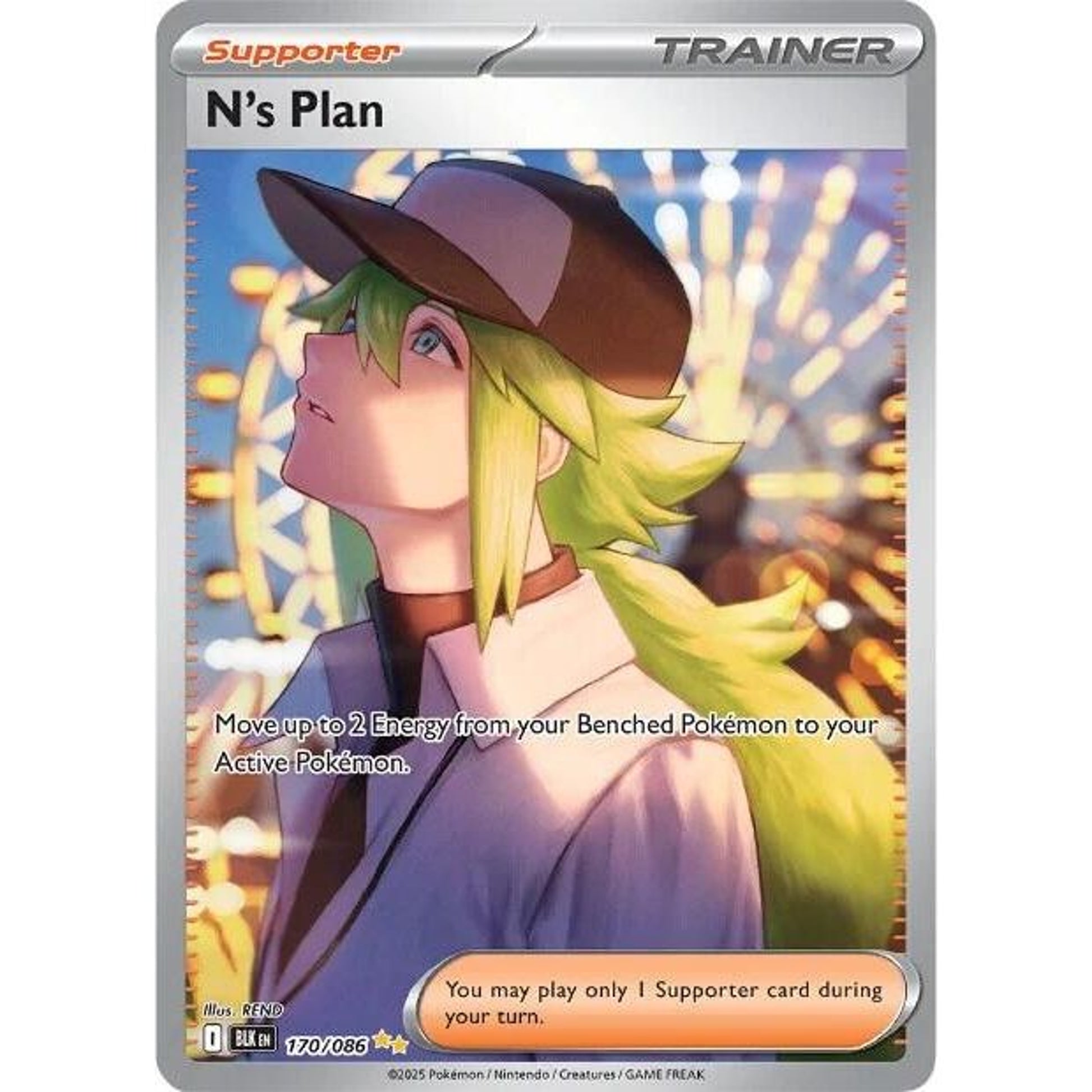 Image for N's Plan (170/086) (BLK) - Pokemon