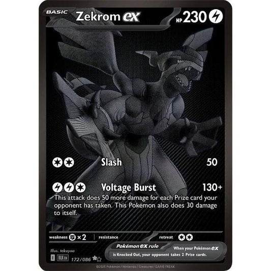 Image for Zekrom ex (172/086) (BLK) - Pokemon