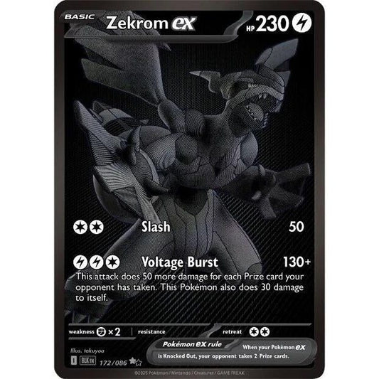 Image for Zekrom ex (172/086) (BLK) - Pokemon