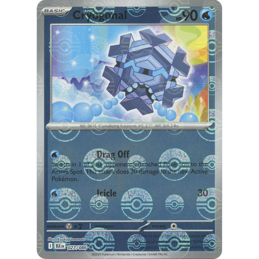 Image for Cryogonal (Poke Ball Pattern) (027/086) (BLK) - Pokemon