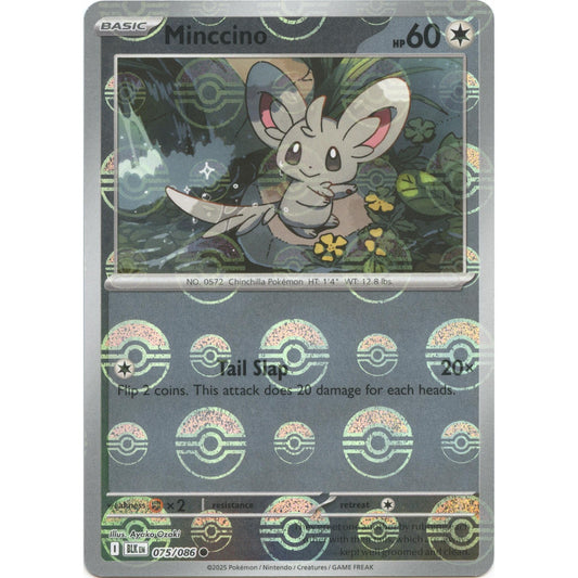 Image for Cinccino (Poke Ball Pattern) (076/086) (BLK) - Pokemon