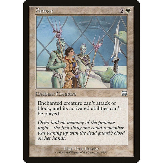Image for Arrest (4) (MMQ) - Magic: The Gathering