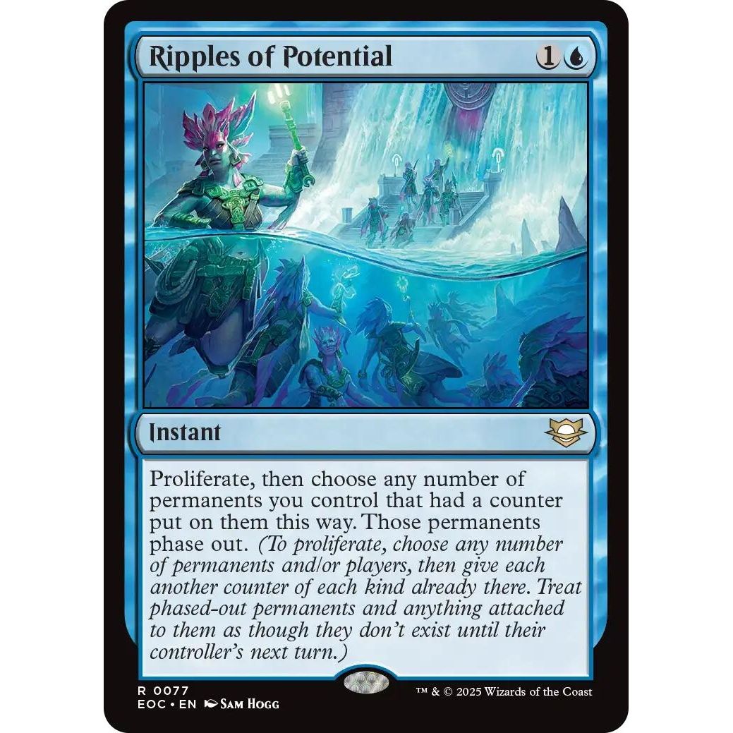 Image for Ripples of Potential (77) (EOC) - Magic: The Gathering