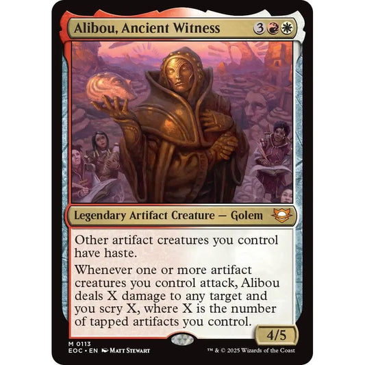 Image for Alibou, Ancient Witness (113) (EOC) - Magic: The Gathering
