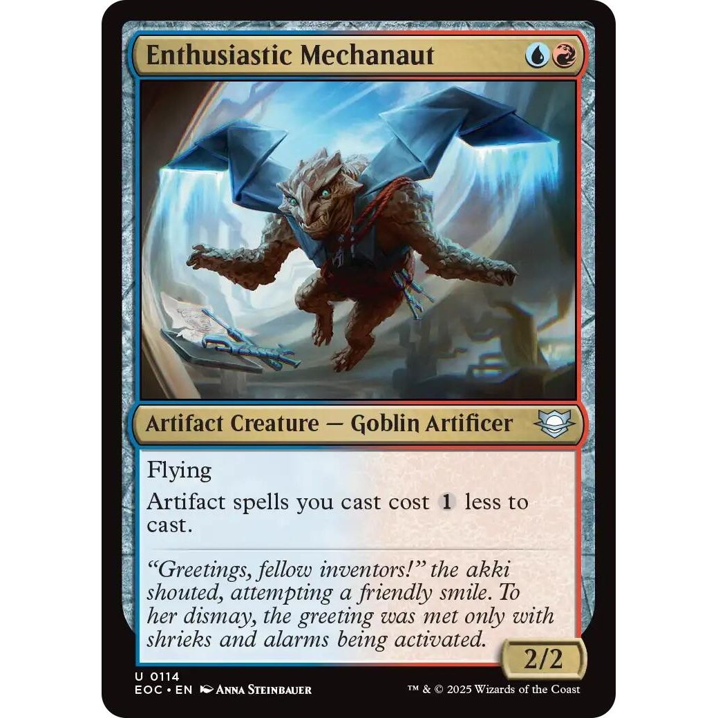 Image for Enthusiastic Mechanaut (114) (EOC) - Magic: The Gathering