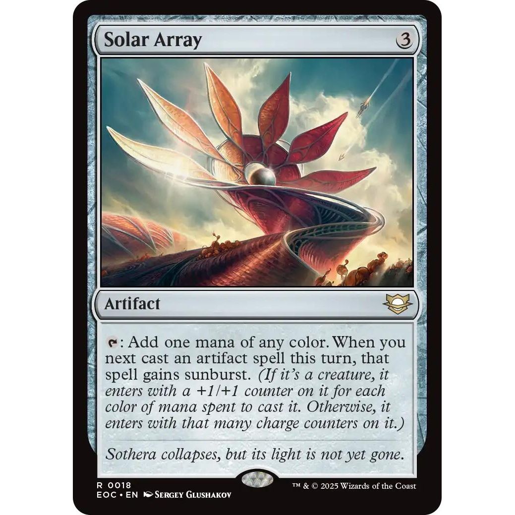 Image for Solar Array (18) (EOC) - Magic: The Gathering