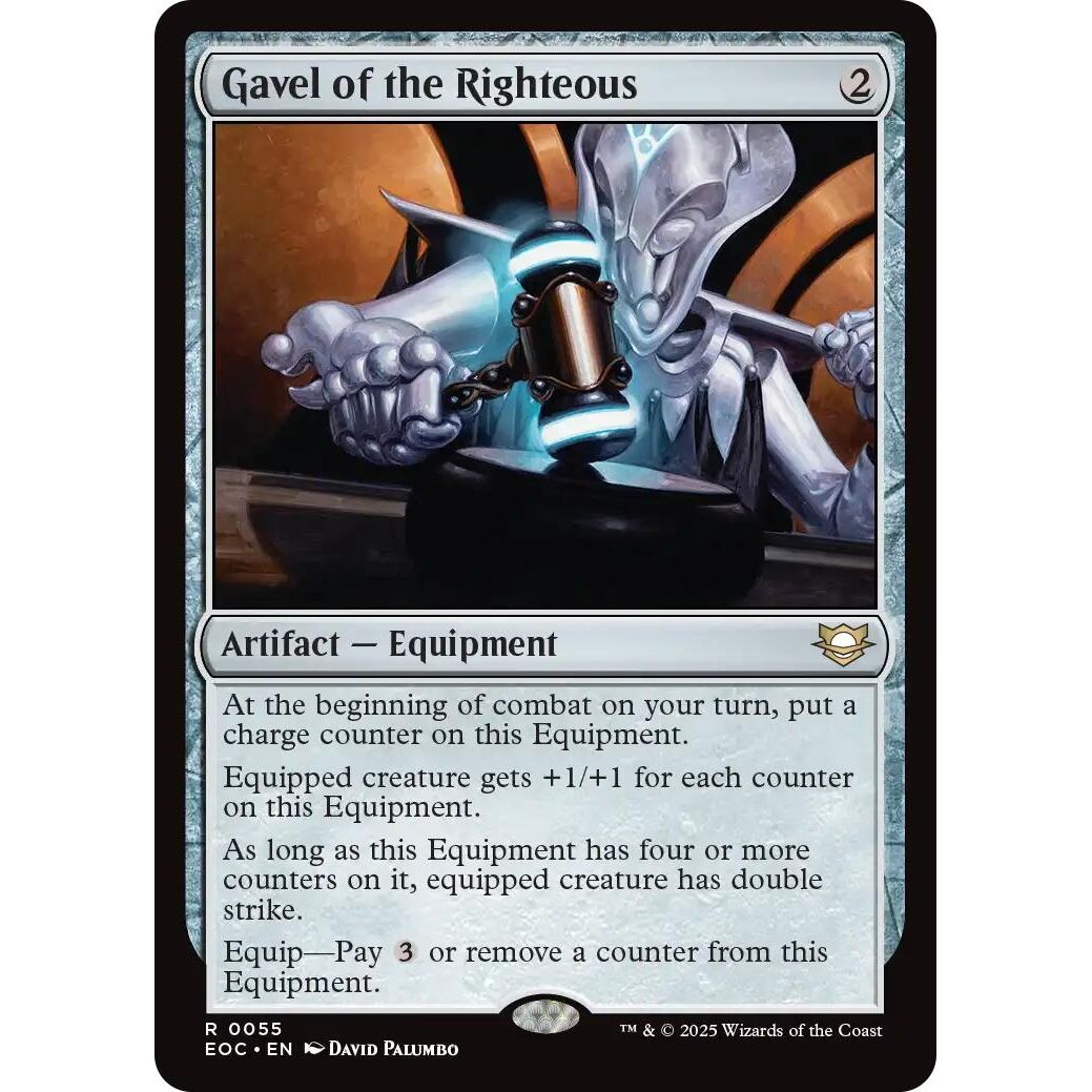 Image for Gavel of the Righteous (55) (EOC) - Magic: The Gathering