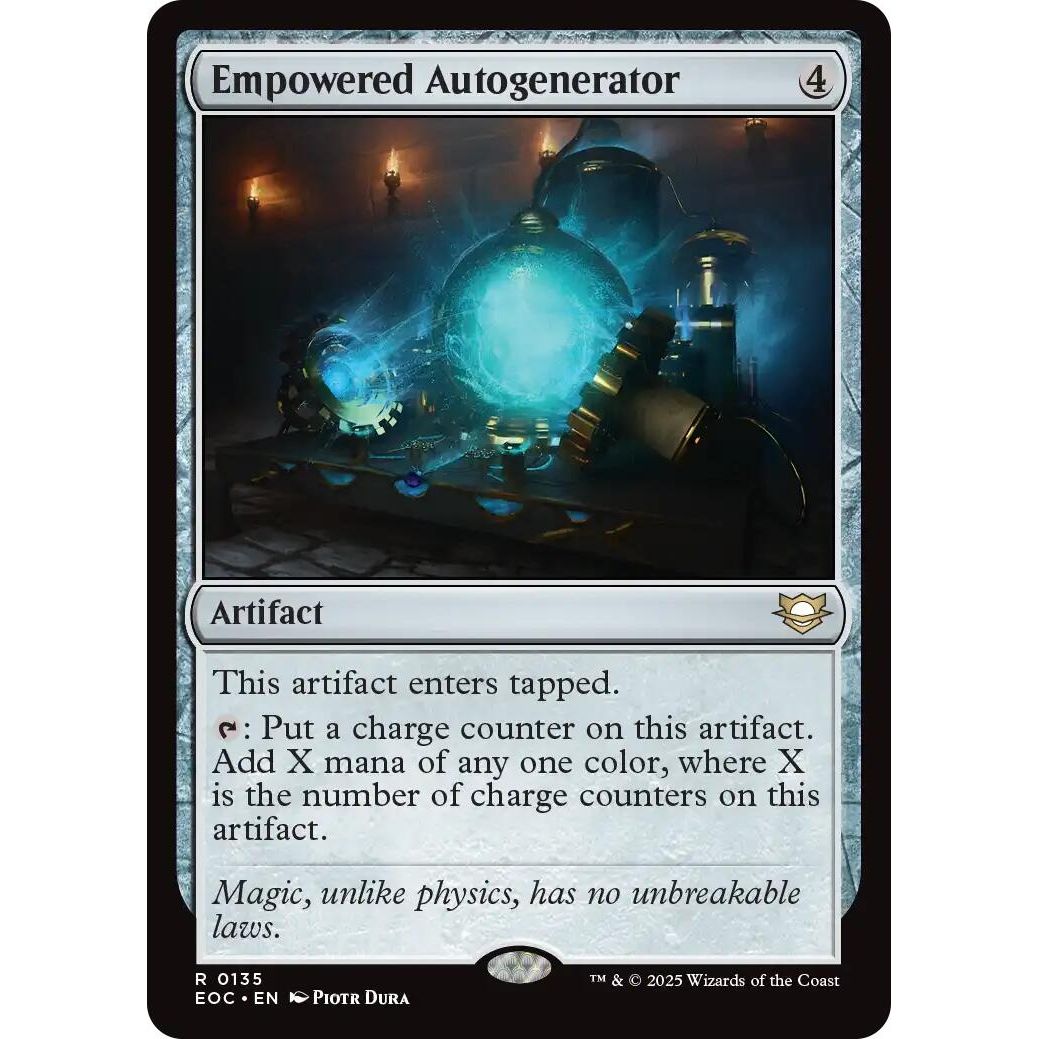 Image for Empowered Autogenerator (135) (EOC) - Magic: The Gathering