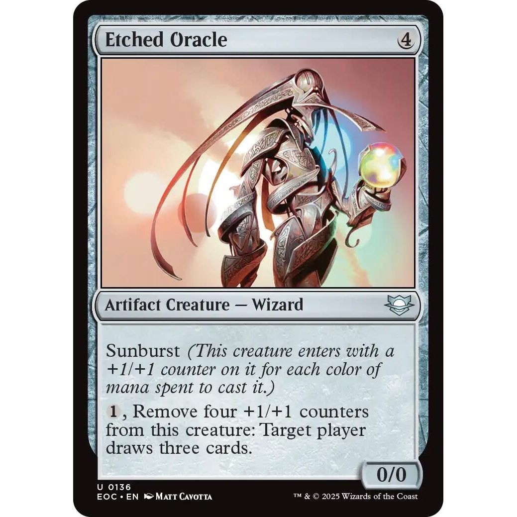 Image for Etched Oracle (136) (EOC) - Magic: The Gathering