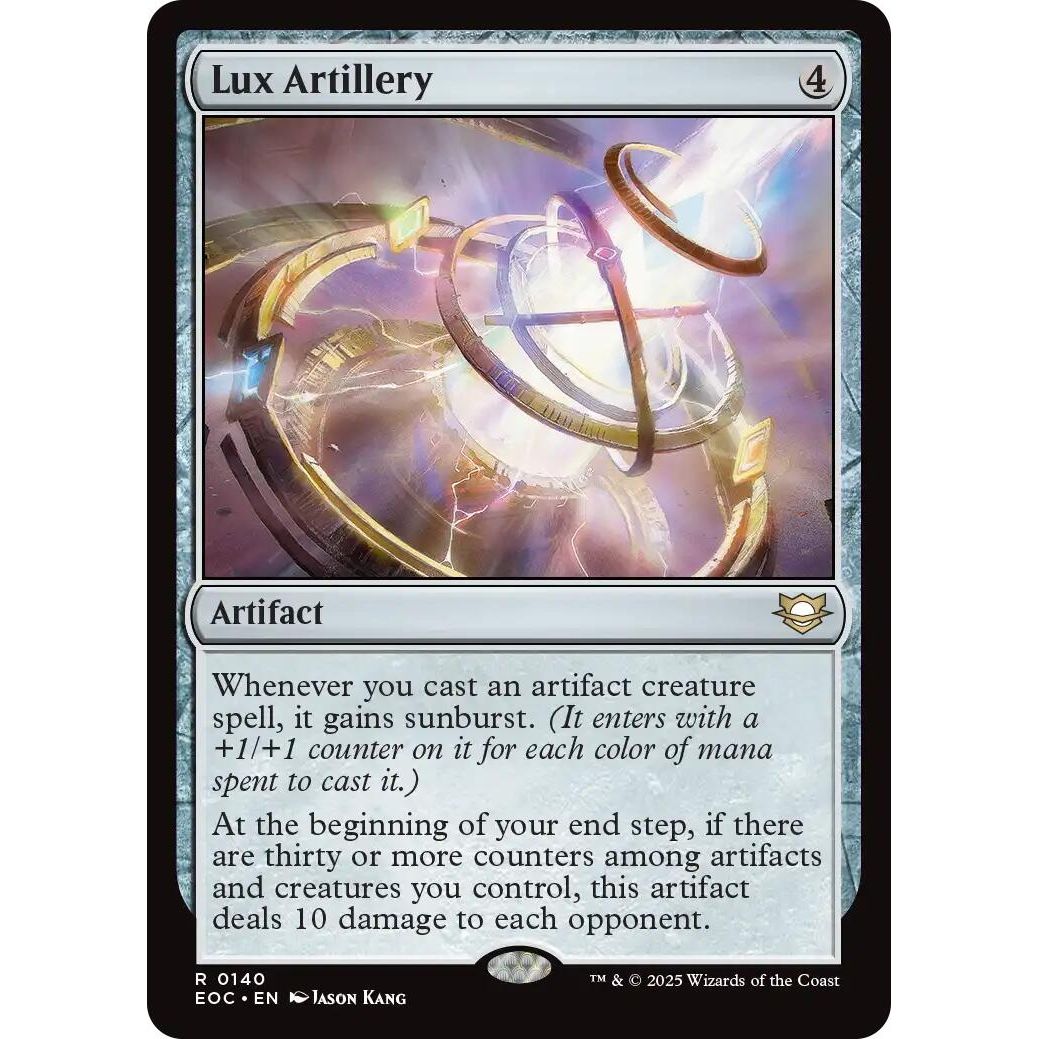 Image for Lux Artillery (140) (EOC) - Magic: The Gathering