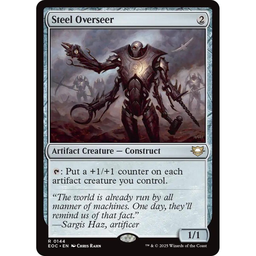 Image for Steel Overseer (144) (EOC) - Magic: The Gathering