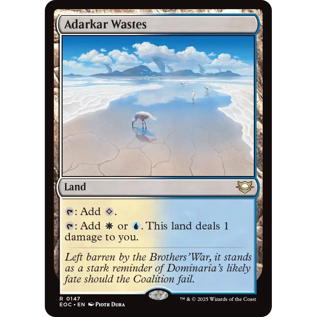 Image for Adarkar Wastes (147) (EOC) - Magic: The Gathering