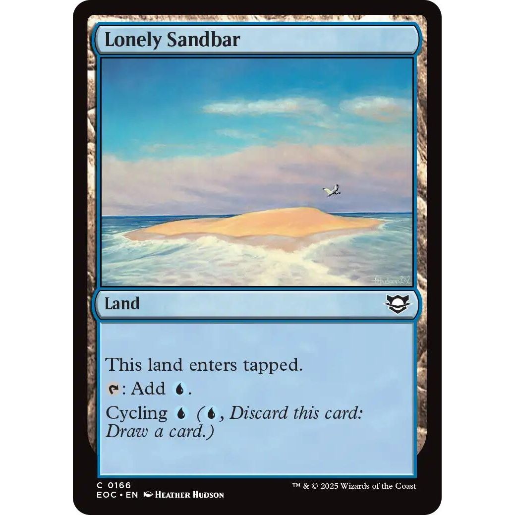 Image for Lonely Sandbar (166) (EOC) - Magic: The Gathering
