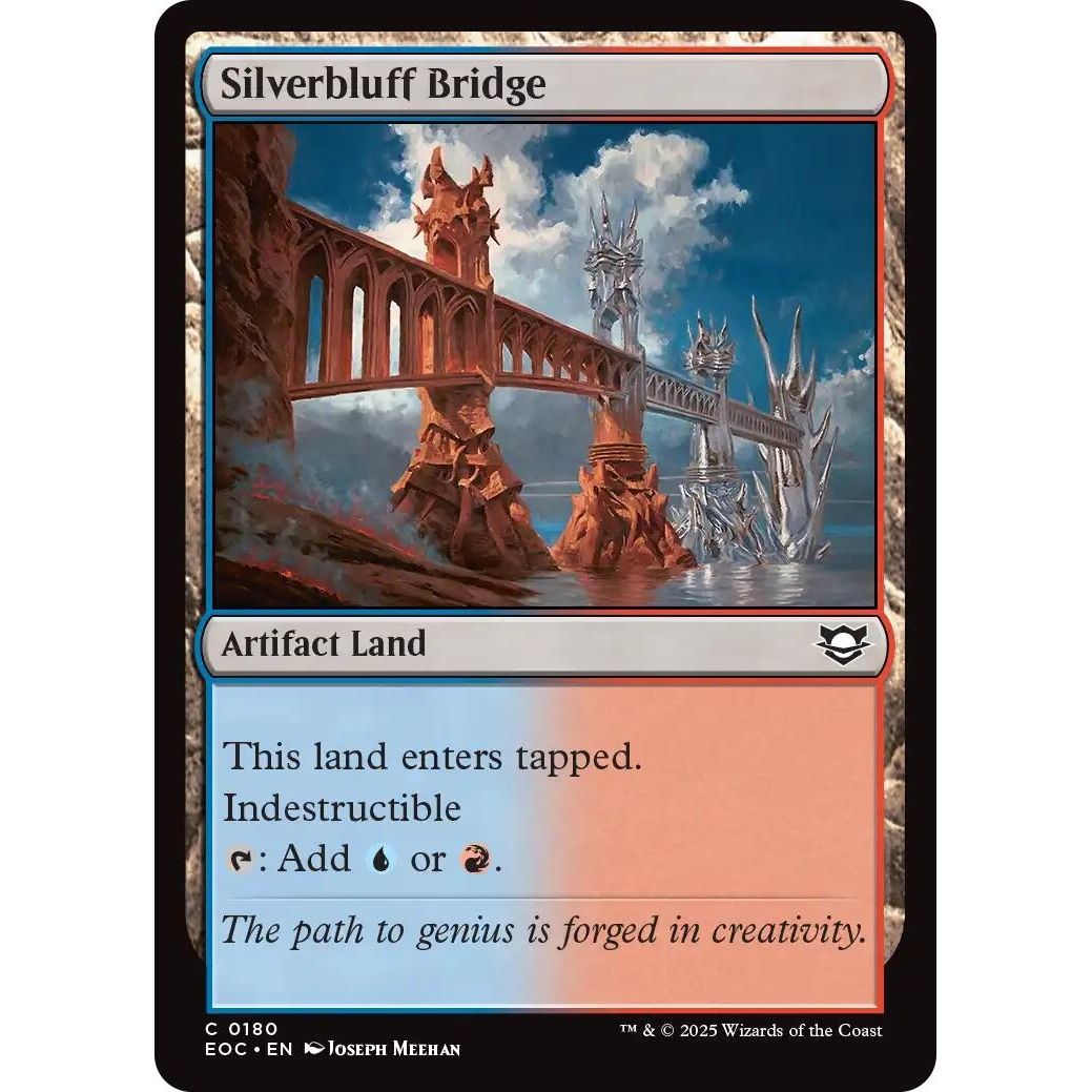 Image for Silverbluff Bridge (180) (EOC) - Magic: The Gathering