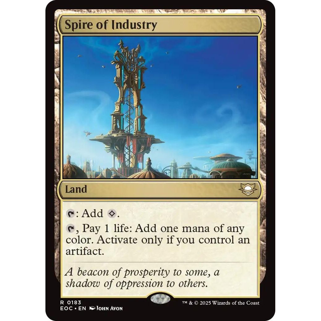Image for Spire of Industry (183) (EOC) - Magic: The Gathering
