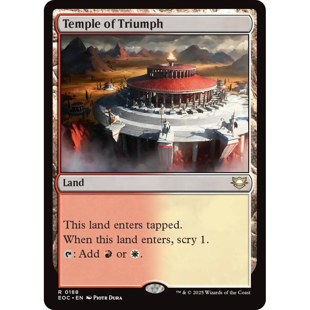 Image for Temple of Triumph (188) (EOC) - Magic: The Gathering