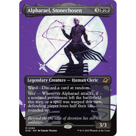 Image for Alpharael, Stonechosen (Borderless) (292) (EOE) - Magic: The Gathering