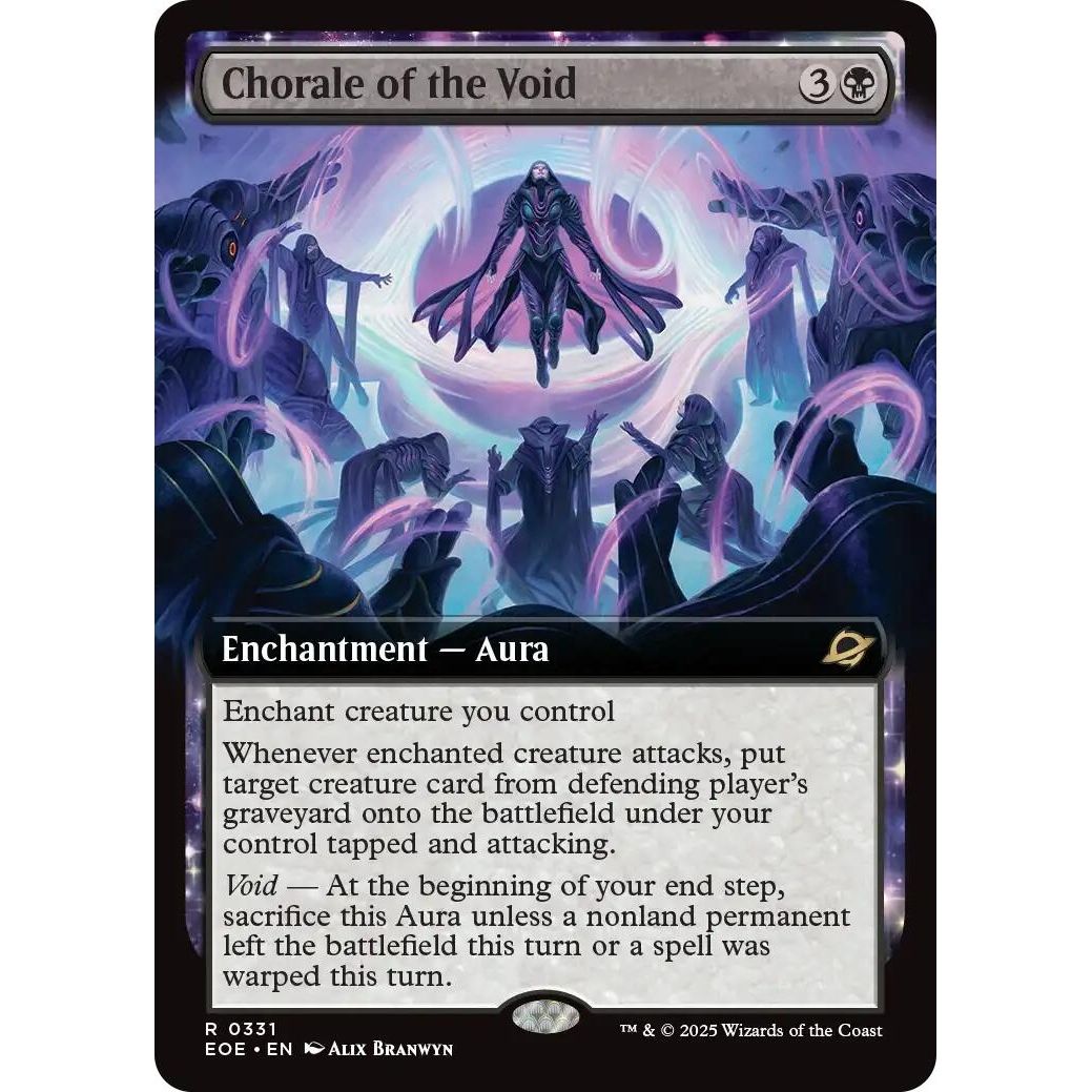 Image for Chorale of the Void (Extended Art) (331) (EOE) - Magic: The Gathering