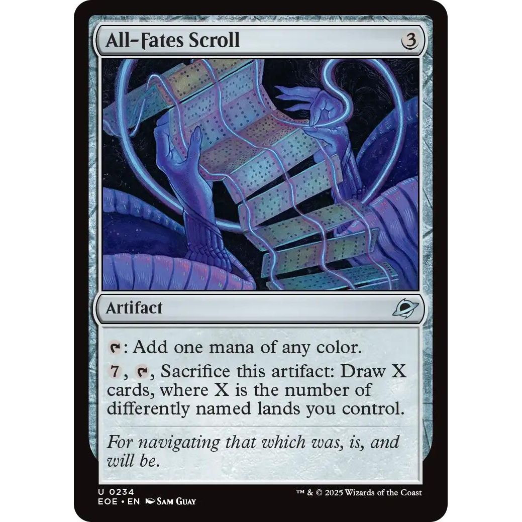 Image for All-Fates Scroll (234) (EOE) - Magic: The Gathering