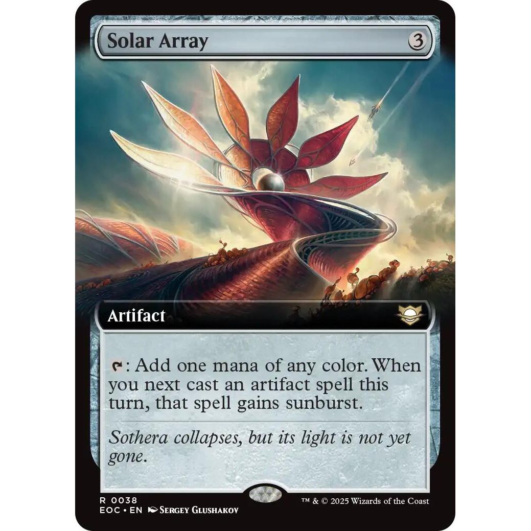 Image for Solar Array (Extended Art) (38) (EOC) - Magic: The Gathering
