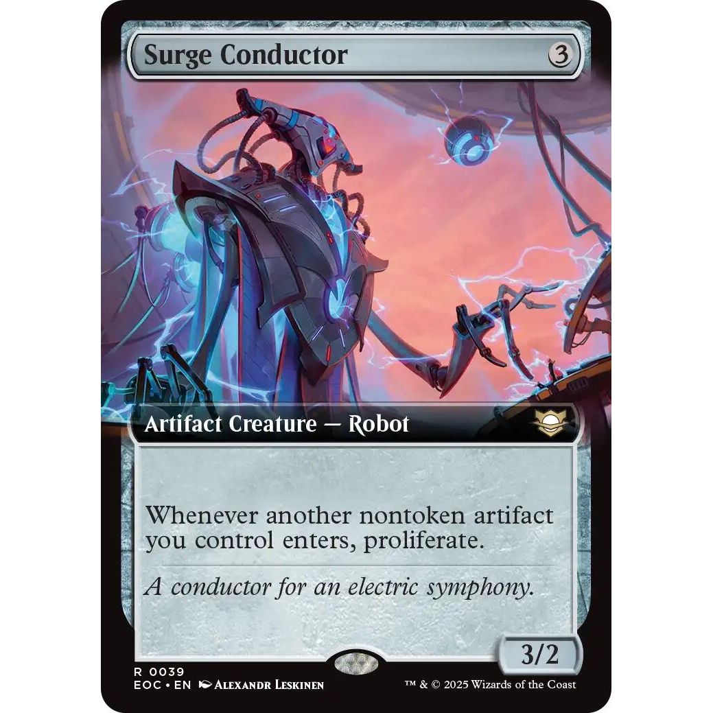 Image for Surge Conductor (Extended Art) (39) (EOC) - Magic: The Gathering