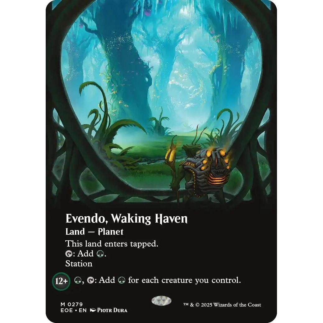 Image for Evendo, Waking Haven (Borderless) (279) (EOE) - Magic: The Gathering