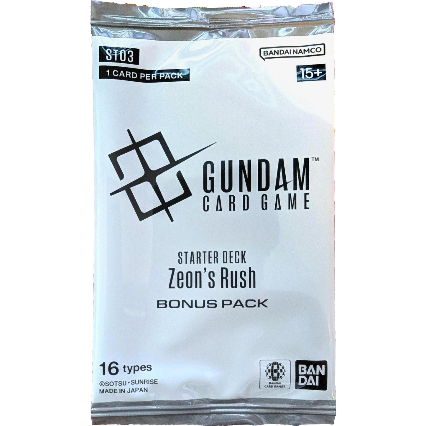 Image for Starter Deck: Zeon's Rush Bonus Pack - Gundam Card Game