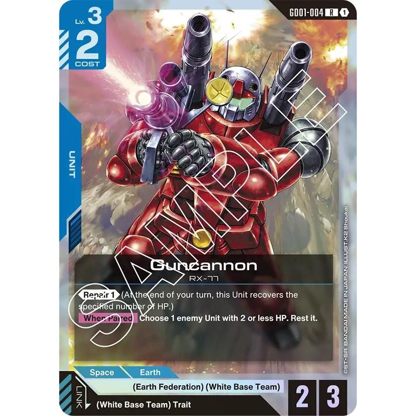 Image for Guncannon (GD01-004) (GD01) - Gundam Card Game