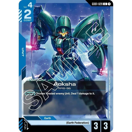 Image for Anksha (GD01-020) (GD01) - Gundam Card Game