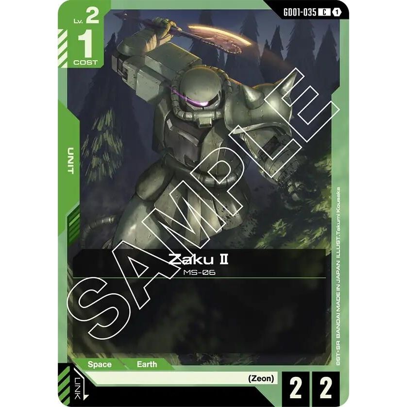 Image for Zaku II (GD01-035) (GD01) - Gundam Card Game
