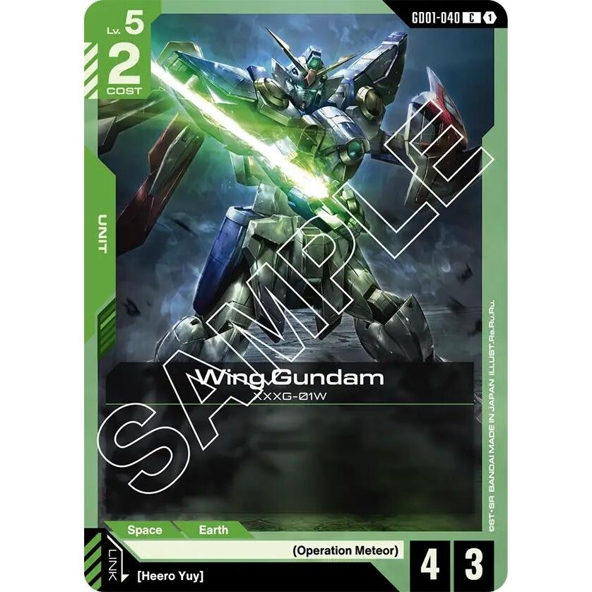 Image for Wing Gundam (GD01-040) (GD01-040) (GD01) - Gundam Card Game