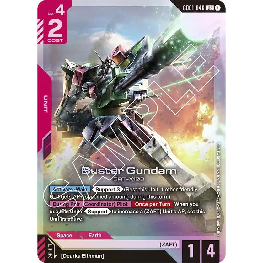 Image for Buster Gundam (GD01-046) (GD01) - Gundam Card Game