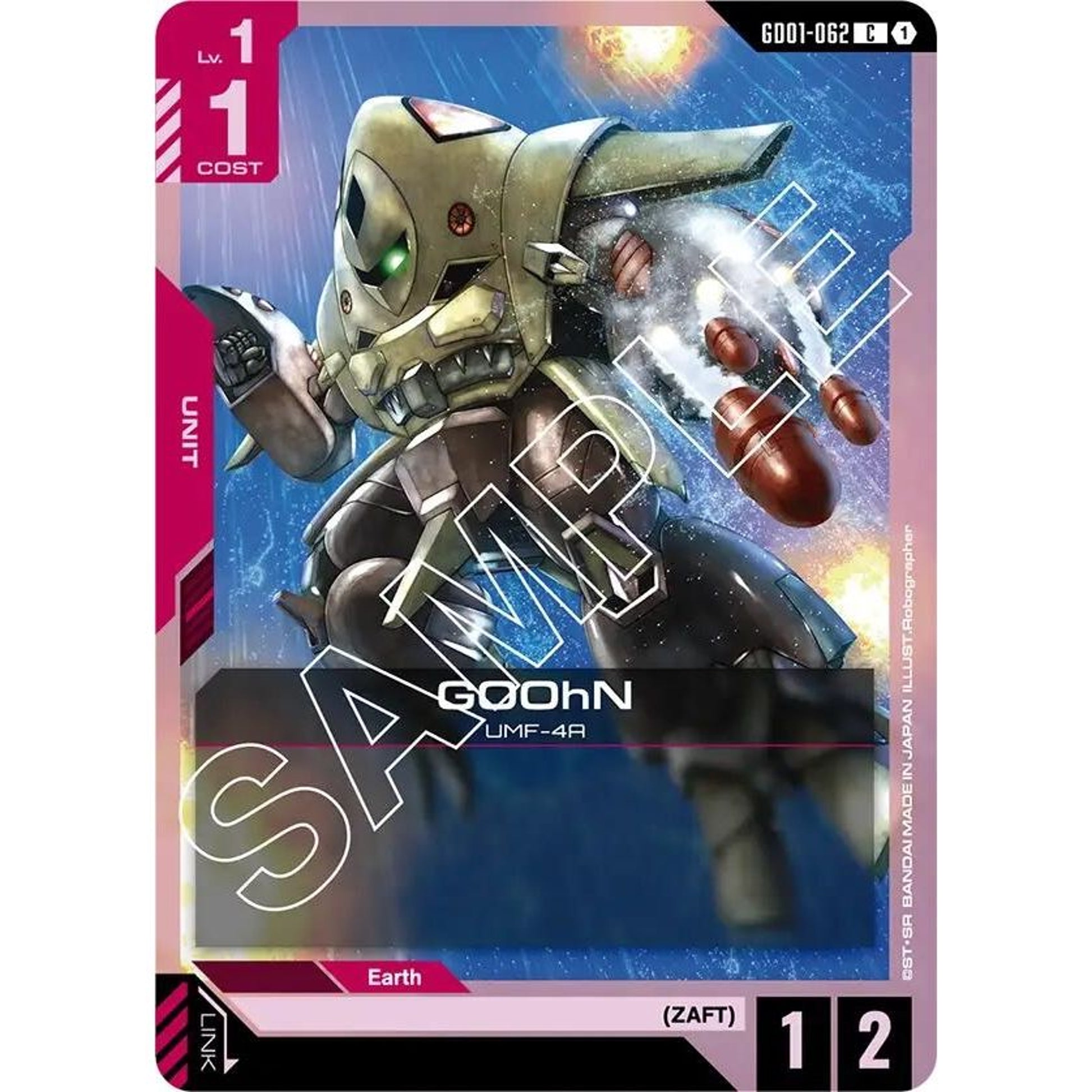 Image for GOOhN (GD01-062) (GD01) - Gundam Card Game