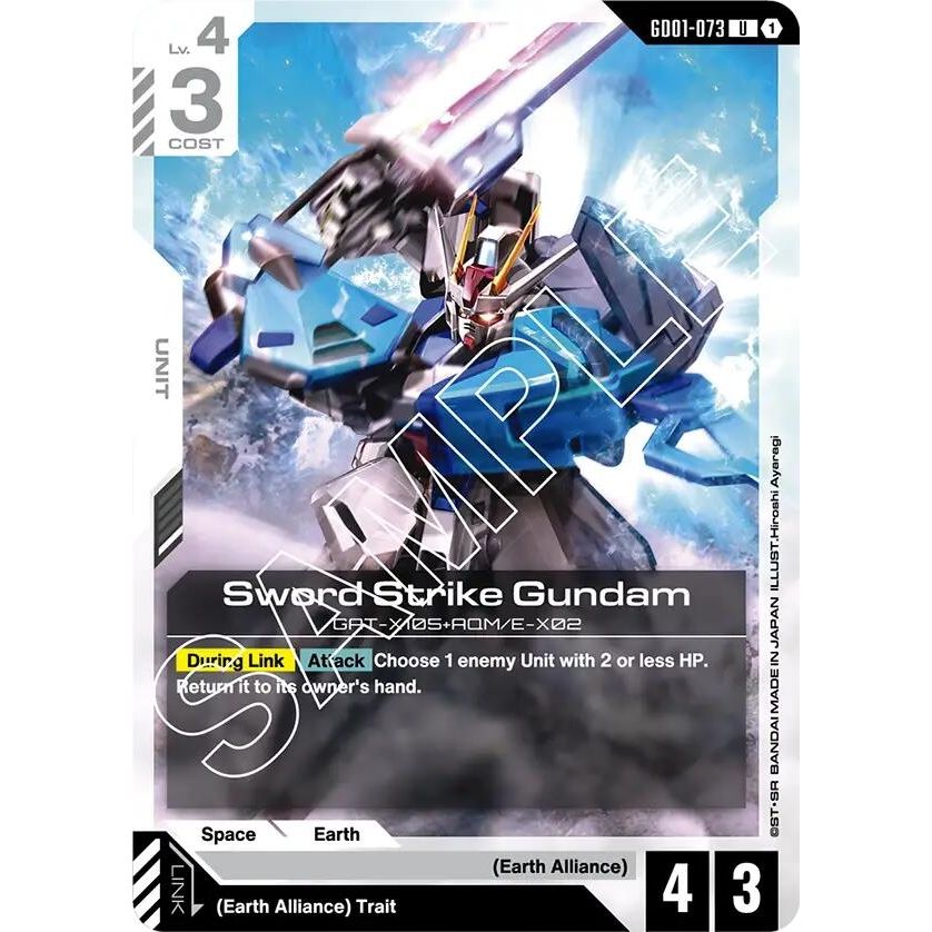 Image for Sword Strike Gundam (GD01-073) (GD01) - Gundam Card Game