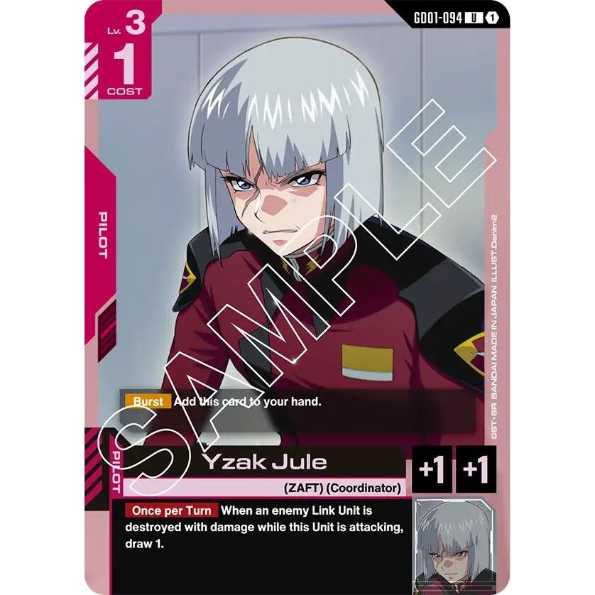 Image for Yzak Jule (GD01-094) (GD01) - Gundam Card Game