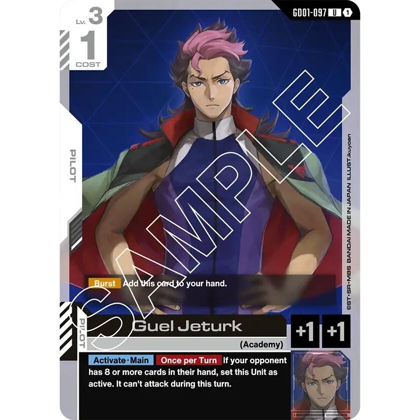 Image for Guel Jeturk (GD01-097) (GD01) - Gundam Card Game