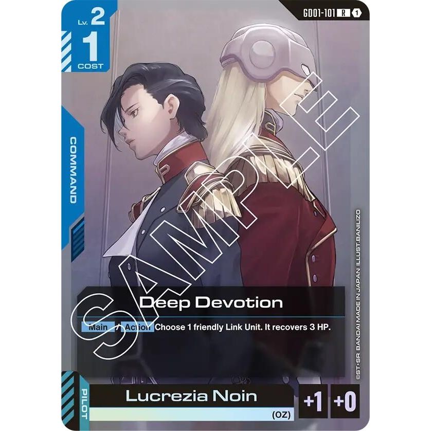 Image for Deep Devotion (GD01-101) (GD01) - Gundam Card Game