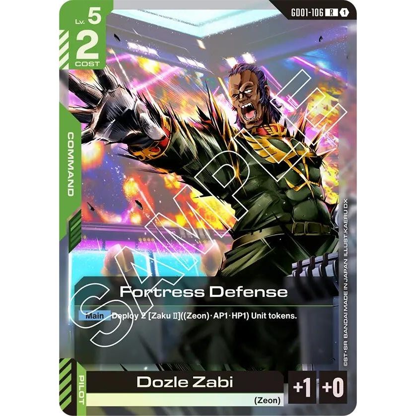 Image for Fortress Defense (GD01-106) (GD01) - Gundam Card Game